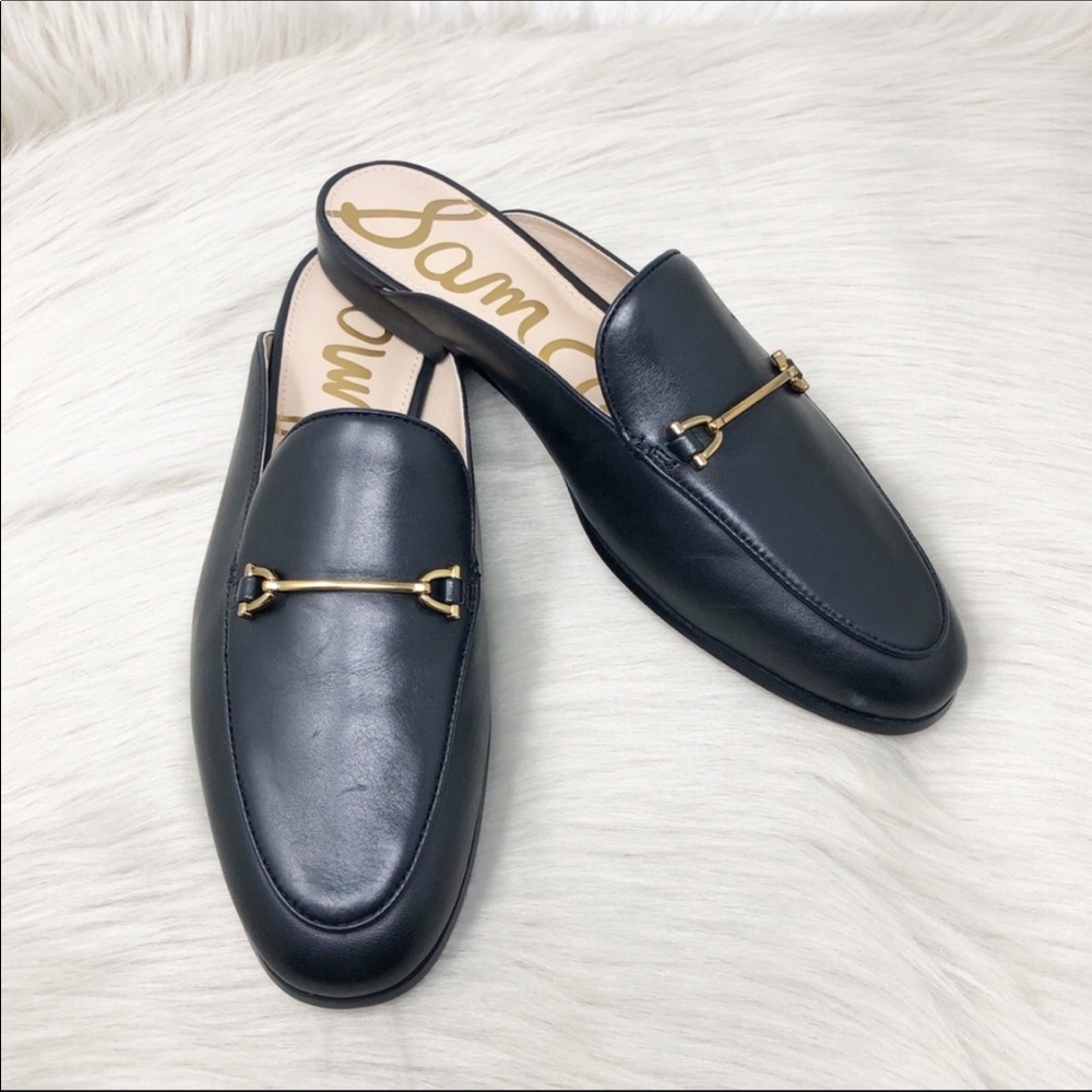 Sam Edelman Lounette Black Leather Mules - Picture 4 of 11